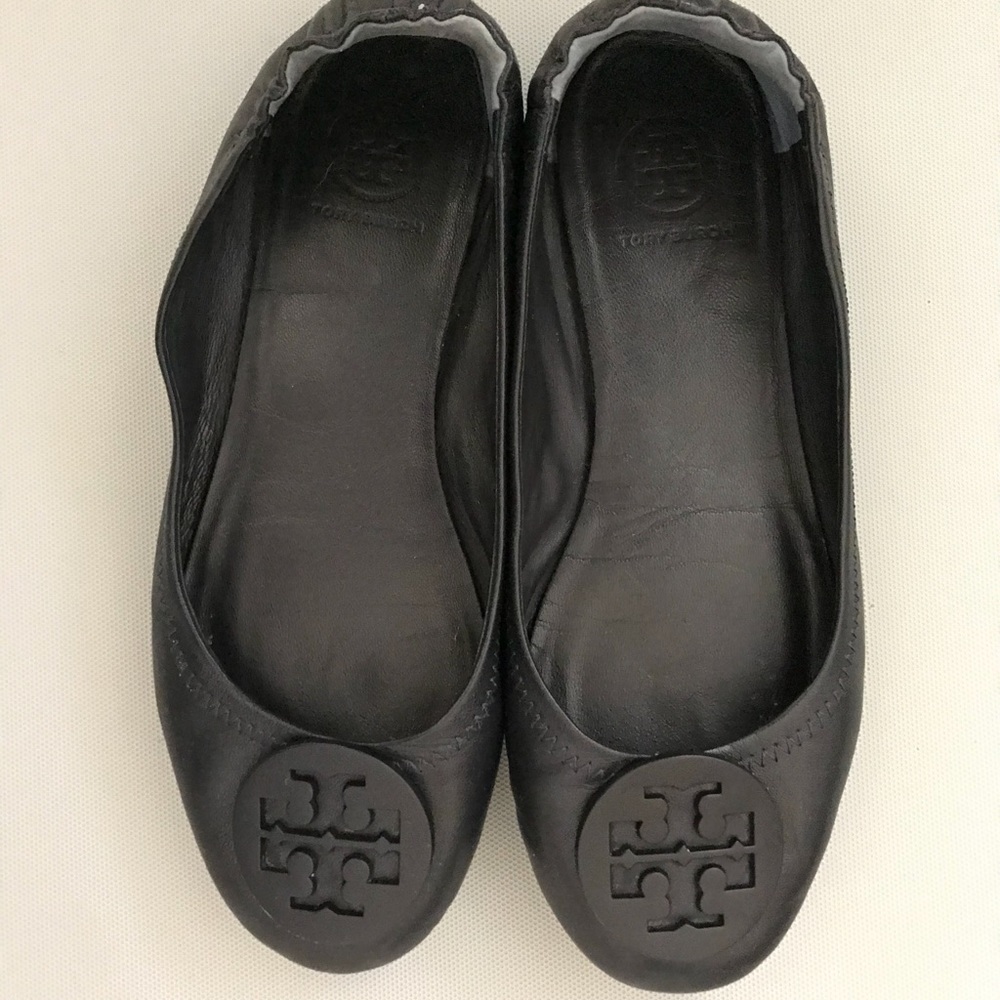 Tory Burch Minnie Travel Logo Ballerina Flat